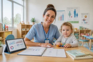 Salaire d’une puéricultrice en crèche