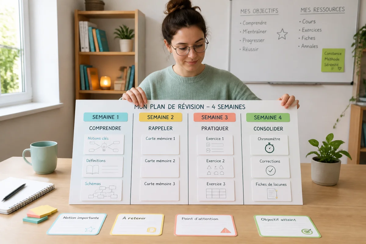 Construire un calendrier de révision en formation